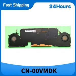 00VMDK DELL XPS 13 7390 2in1 노트북 CPU 그래픽 냉각 팬 쿨러 히트싱크 라디에이터용 새