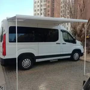 캠핑카 어닝 전자동 리모컨 팝업 자동차 차양막 설치 간편