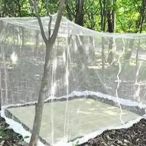 지퍼 사각 모기장 화이트 5~6인 실외모기장 침대모기장