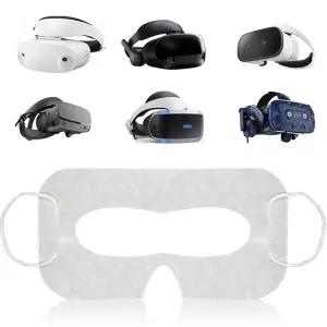 100Pcs VR 아이 커버 가상 현실 페이스 마스크 메타 퀘스트 3S VR 헤드셋 액세서리용 범용 땀 마스크