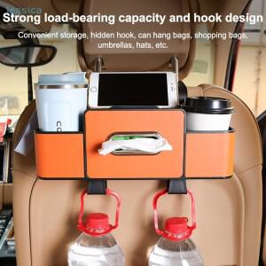 [호환품] 다기능 차량 수납함 뒷좌석 정리함 컵홀더 시트백