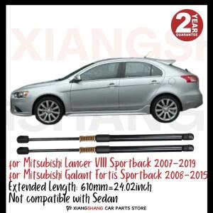 [호환품]미쓰비시 호환 랜서 VIII 스포트백 2007- 트렁크 부트 가스 충전 스트럿용 스프링 댐퍼 2개의 리어