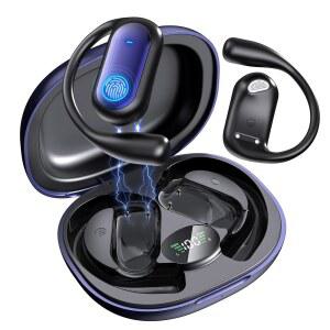 MOZC 168 언어 AI 라이브 번역 4 in 1 스마트 모드 블루투스 5.4 터치스크린 이어폰 실시간 폰 번역기 비즈니스 및 학습에 이상적인 Android 라이트 블루