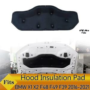 [호환품]전면 엔진 후드 절연 패드 방음 매트 커버 폼 사운드 열 코튼 BMW 호환 X1 X2 F48 F49 F39 - 용 내