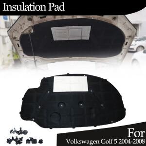 [호환품]전면 엔진 후드 절연 패드 사운드 열 코튼 방음 매트 커버 폼 폭스 바겐 골프 5 2004-2008 용 내화