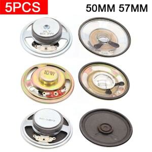 직경 50mm 내경 57mm 방수 외장/내장 자석 8옴 0.5W 1W 2W 무전기 스피커