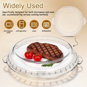 딥파이 접시 유리 전자레인지 커버 음식 서빙용 건과일 에스터 캔디 견과류 애피타이저 트레이 음식/케이크