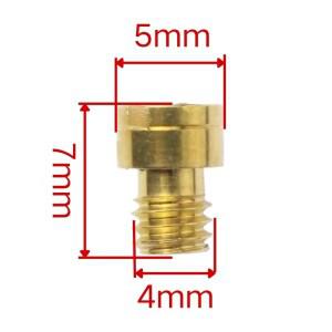 M4 GY6 49cc 50cc 100cc 125cc CVK 24 26 PZ19 139QMB 40용 5PCS 카뷰레터 메인 제트  -85 4행정 스쿠터 카