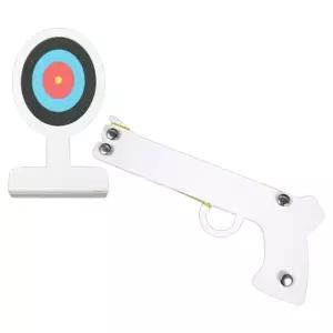 놀이과학 고무줄 사격총 만들기 과녁세트 5인x2세트/ 조립비행기 발사대 초등교과연계