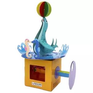 저학년 기어장치 회전동력 조립형 물개 만들기 4세트/ 중학과학 로봇팔 초등교과연계