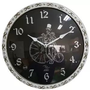 양태 느와르 바이크(블랙) 벽시계 집들이 개업 무소음
