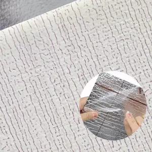 슈마켓 고급 접착식 단열벽지 1mx20m 라인펄핑크