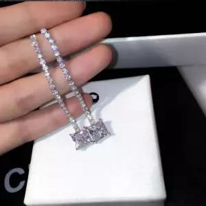 롱 스퀘어 다이아 데일리 패션 귀걸이 화이트 14k반지