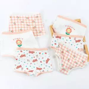 3P 체크플라워 여아 삼각 사각 팬티세트 205865