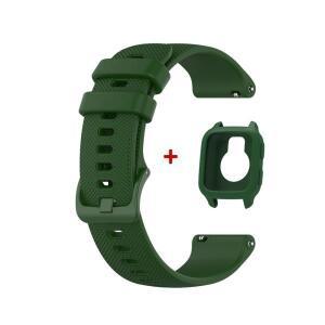 가민 베뉴 sq2 시계용 스트랩 스마트 팔찌 밴드 20mm 실리콘 시계줄 커버 케이스 가민 베뉴 sq 2 베젤 프레