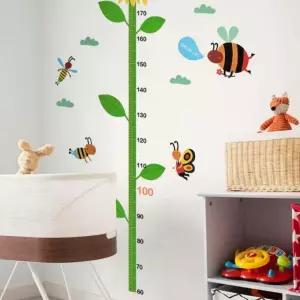 홈데코 셀프인테리어 스티커 성장기록 키재기 시트지 해바라기