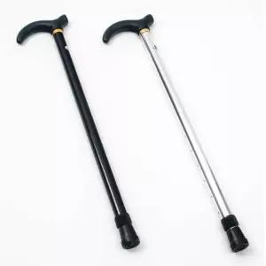 2단 지팡이 블랙 길이조절지팡이 할머니지팡이 보행용지팡이 등산용폴대 산악용지팡이