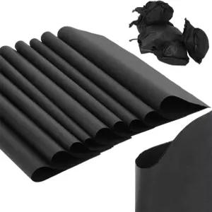 베네크레이트 400매 8.3x5.6인치 무산 인터리빙 티슈 의류 섬유 주얼리 보호 섬세한 템을 위한 블랙 A5