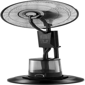 VEVOR 미스트 팬 3풍속 스탠딩 0.79갤런 물탱크가 있는 미스터 쿨링 리모컨 및 패널 컨트롤 실내 실외 차고