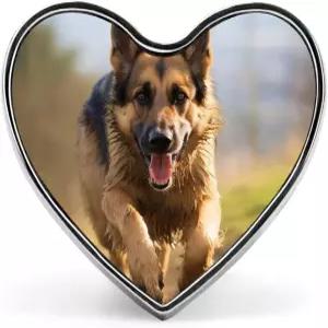 버튼 디자인 개인 맞춤형 그림 핀 브로치 장식 모자 셔츠 의류 가방 액세서리를 위한 하트 배지 홀더가