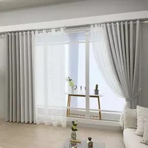 [지나송] 노아 암막커튼+코디커튼+커튼봉(중형)