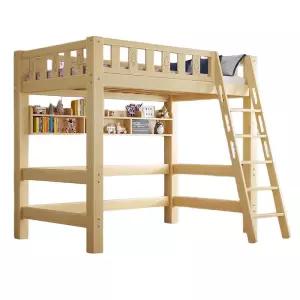 원목 책장 아이방 벙커 이층침대 계단 기숙사