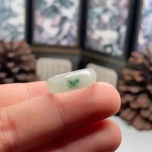 옥반지 옥 부적 경옥 공예 천연 반 패션 매력 선물116788 옥가락지 한복반지 녹색 혼주