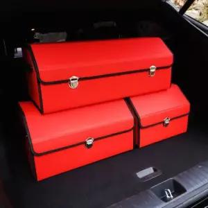 자동차 차량용 트렁크정리함 트렁크수납함 보관함 접이식 정리박스 세차툴백 (대형)