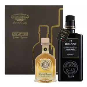 [롯데백화점]바르베라 로렌조PQ 올리브오일&말레티레냐니 콘디멘토 화이트 PQ 세트