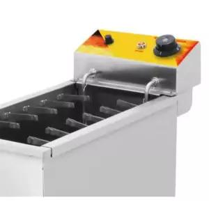 휴게소핫도그기계 롱소세지튀김기 대용량수직튀김기