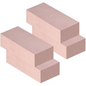 화재 벽돌 2인치 BBQ 내화 방지 21 색상 고온 4cm 11 우드 스모커용 점토 레드 피자 오븐 벽난로 4팩 스토브 41 22 목재 사이즈