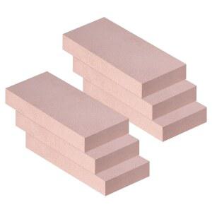 화재 벽돌 41 벽난로 22 우드 BBQ 11 4인치 사이즈 내화 방지 피자 고온 2cm 스모커용 스토브 색상 목재 레드 점토 오븐 6개