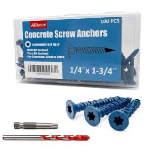 Allkeen 6cm 치장 13 벽토에 4인치 또는 고정 벽돌 나사 4cm 시멘트 석조 콘크리트 블록 100개