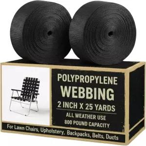 하우스러블 잔디 의자 웨빙 2인치 나일론 스트랩 너비 실내 장식용 안전벨트 가방 등반 소방관 튜브형