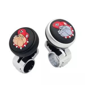 귀여운 불독 캐릭터 디자인 실리콘 파워 핸들 차량파워핸들