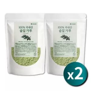 솔잎분말 국내산 100% 강원도 정선 소나무잎 가루 300g 2팩