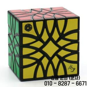 Calvins 퍼즐 버블 블로이드 5x5x4 디노 모자이크 직육면체 이상한 모양의 매직 큐브 꼬인 화이트 14세 이