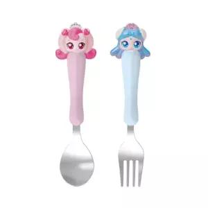 프린세스 캐치 티니핑 피규어 스푼 포크 (하츄핑사뿐핑)