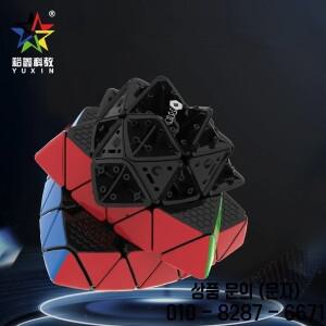YuXin HuangLong 5x5 피라미드 큐브 삼각형 4면 스티커리스 매직 퍼즐 마히코 전문 속도 교육용 장난감