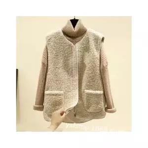 로로비 / 로로스키니 여성 지퍼 양털 후리스 조끼 자켓 LS0477