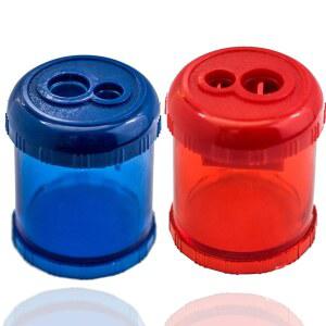 WEKOIL 수동 원형으로 색상 샤프 디자이너 듀티 샤프너 트윈 연필 흑연 HB 잡기 XL 금속 크레용 듀얼 점보 연필깎이 일반 블레이드 교사용