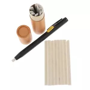 패브릭 의류 쵸크 펜슬 리필심 20개포함세트 재단선 원단 수선 샤프 초크펜