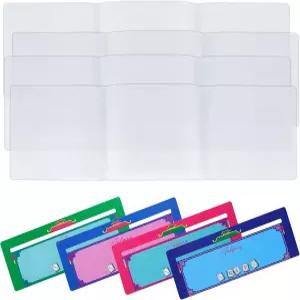 4Pcs 마작 카드 슬리브 및 라인 파인더 세트 - 내구성이 뛰어난 매트 안티 글레어 플라스틱 홀더와