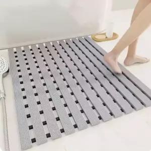 미끄럼방지욕실매트 미끄럼방지 물빠짐 욕실매트 발매트 60x90cm