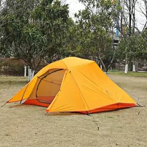 초경량 텐트 3인용 오렌지 내구성 나일론