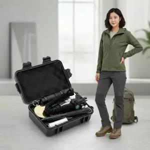 아웃도어 비상용 생존 장비 10종 키트 캠핑 등산 재난 대비 응급 도구 세트