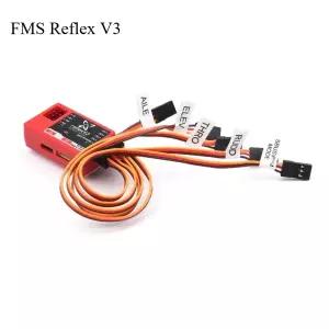 호환  FMS Reflex V3 비행 컨트롤러 DIY 워버드 RC 비행기용 자이로 안정기 업그레이드된 블루투스 버전