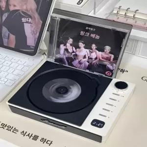 레트로 CD플레이어 CDP 시디플레이어 블루투스 텐테이블