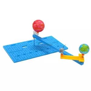 달의 회전 지구 운동 모형 블럭형 자전 과학공작키트 과학키트 조립키트