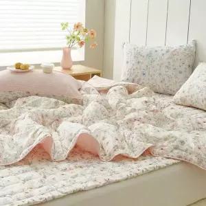 아트박스/아도라하우스 플리안 차렵이불 패드세트 SS이불1+SS패드1+베개커버1